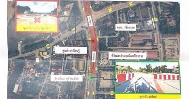แจ้ง ปิดจุดกลับรถหน้า องค์การบริหารส่วนจังหวัดเชียงราย โดยให้เป็นไปใช้ จุดกลับรถตำแหน่งใหม่บริเวณหน้าโรงเรียนเทศบาล 6 นครเชียงรายแทน ตั้งแต่วันที่ 15 มิถุนายน 2568 เป็นต้นไป