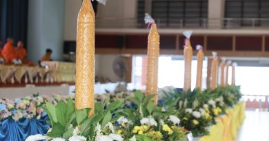 เทศบาลนครเชียงรายร่วมสืบสานประเพณีหล่อต้นเทียนพรรษา
