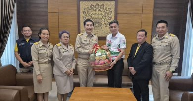 นายกเทศมนตรีนครเชียงรายพร้อมคณะผู้บริหารเข้าพบผู้ว่าราชการจังหวัดเชียงรายท่านใหม่ ร่วมแสดงความยินดีในโอกาสเดินทางมารับตำแหน่ง